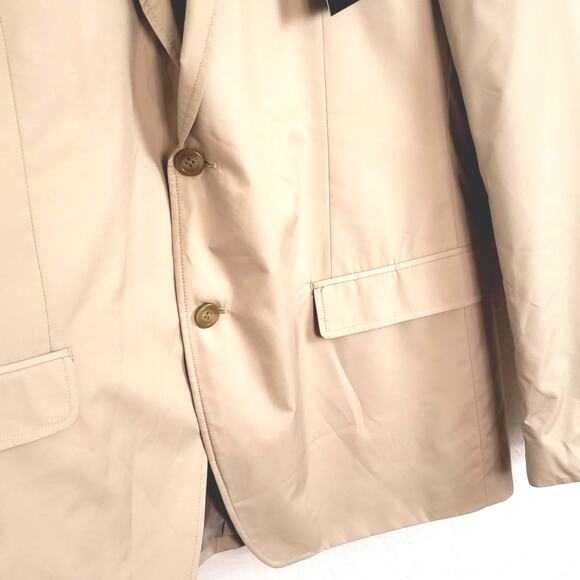 Chaps Men’s Sport Coat Tan Jacket Size 44 Regular - Picture 7 of 9